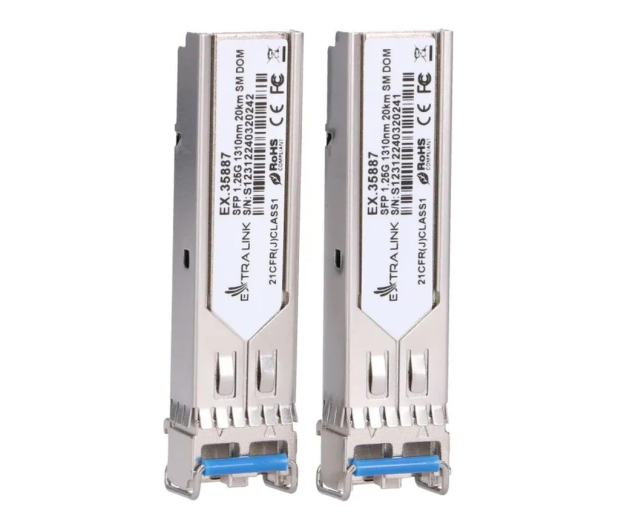 ExtraLink SFP 1.25G 2-pack  LC/UPC 20km jednomodowy - 1542973 - zdjęcie 2